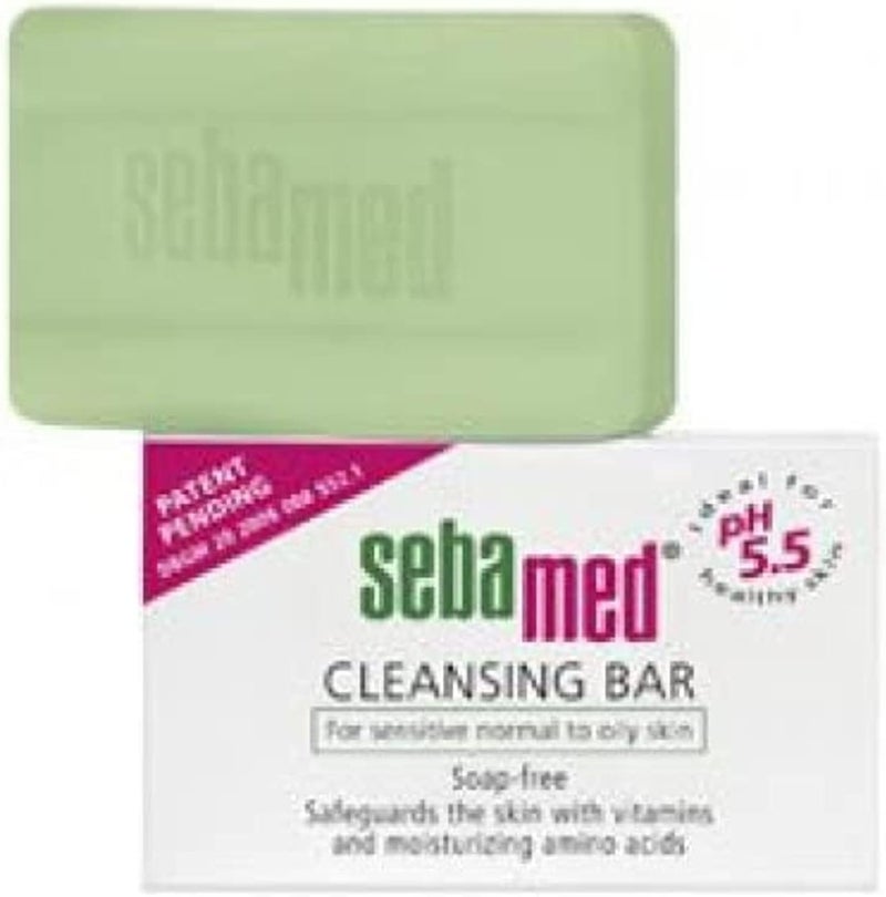 Sebamed Olive Oil Cleansing Soap Bar, 100 G - Image 1